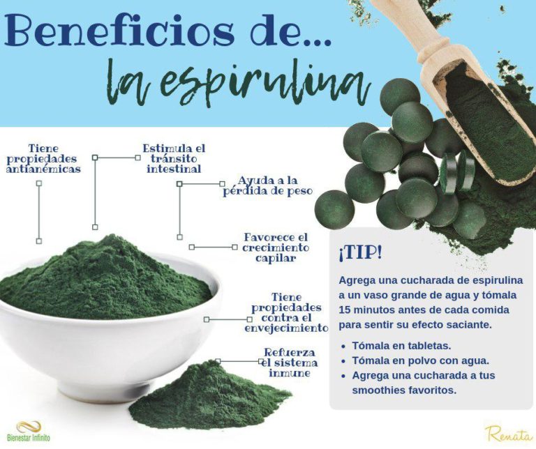 Beneficios de la espirulina Bienestar Infinito