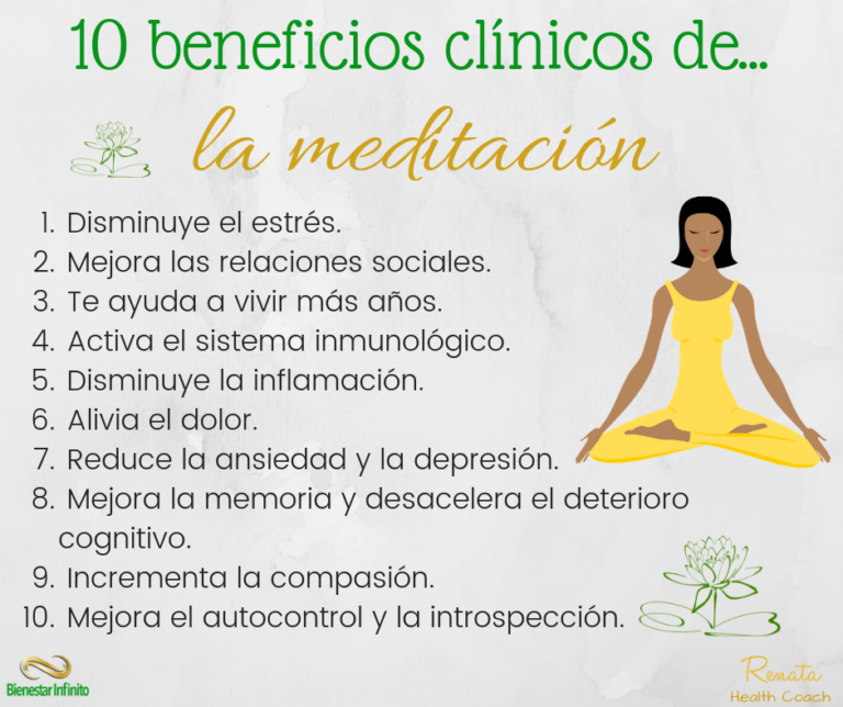 10 Beneficios Clínicos De La Meditación - Bienestar Infinito