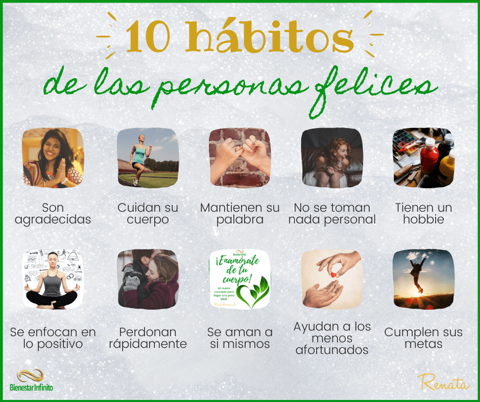 10 hábitos de las personas felices