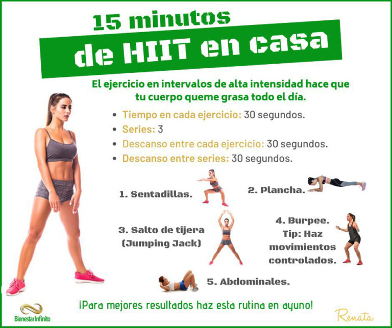 15 Minutos De Hiit En Casa Bienestar Infinito 2003