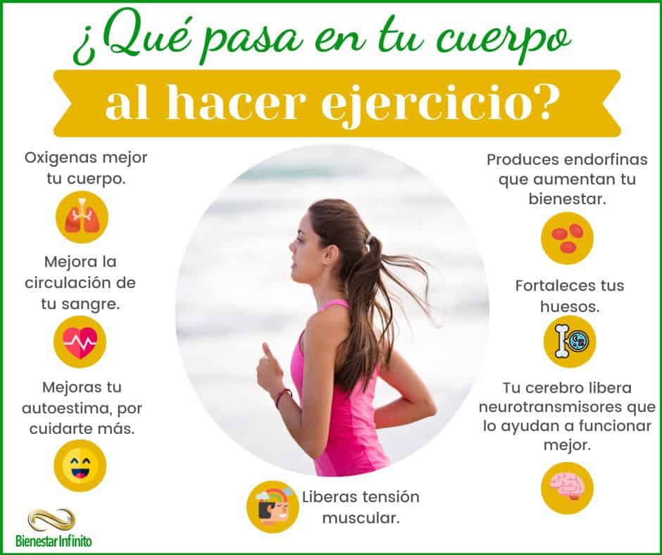 qué pasa en tu cuerpo al hacer ejercicio bienestar infinito